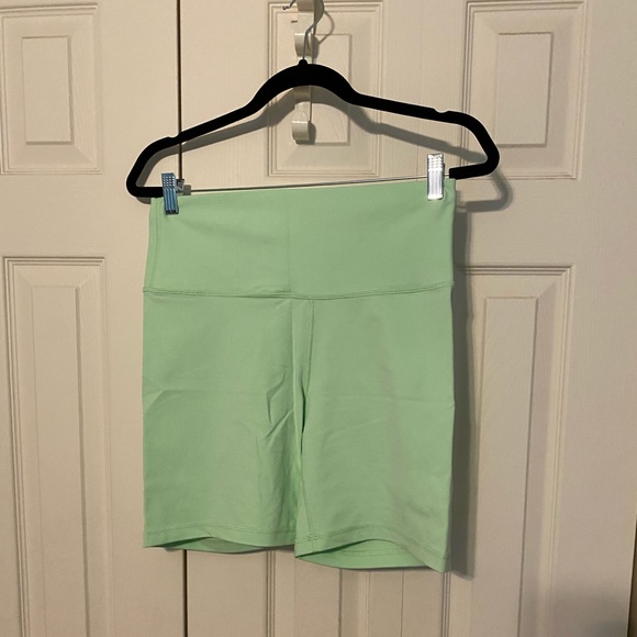 TNA Shorts Tna Aritzia Bright Green Bike Shorts Poshmark